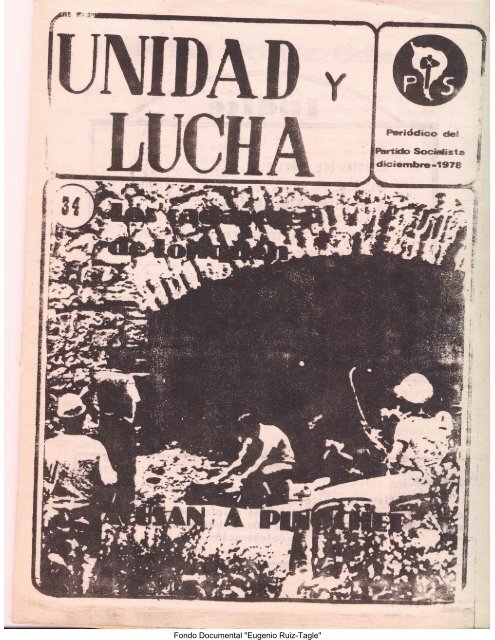 Unidad y Lucha NÂ°34 - Salvador Allende