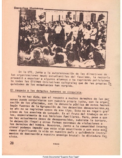 Unidad y Lucha NÂ°34 - Salvador Allende