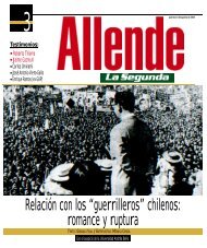 Allende 3- La Segunda - Salvador Allende