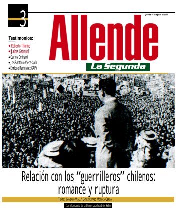 Allende 3- La Segunda - Salvador Allende