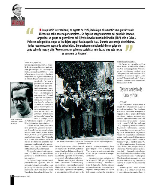 Allende 3- La Segunda - Salvador Allende