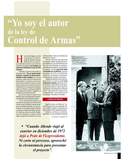 Allende- La Segunda - Salvador Allende