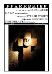 P F A R R B R I E F - Gemeinde Salz