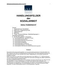 Handlungsfelder der Sozialarbeit - Tirol-sozialarbeit.at