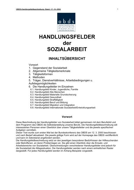 Handlungsfelder Der Sozialarbeit Tirol Sozialarbeit At