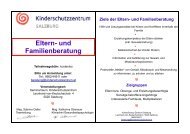 Ziele der Eltern- und Familienberatung