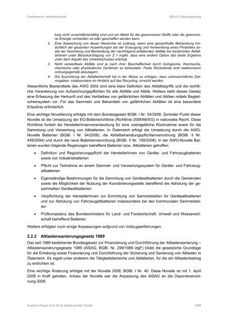 380kv - eb - abfallwirtschaft - jan. 2013 - final.pdf - Land Salzburg