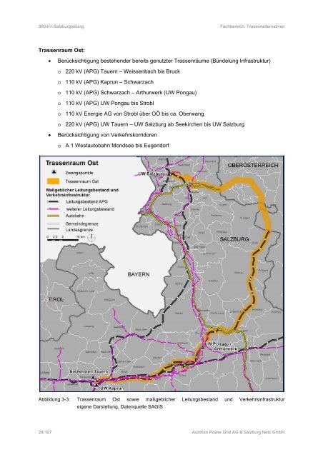 380kv - eb - trassenalternativen - jan. 2013 - final.pdf - Land Salzburg