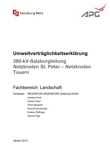 380kv- eb - landschaft - jan. 2013 - final.pdf - Land Salzburg