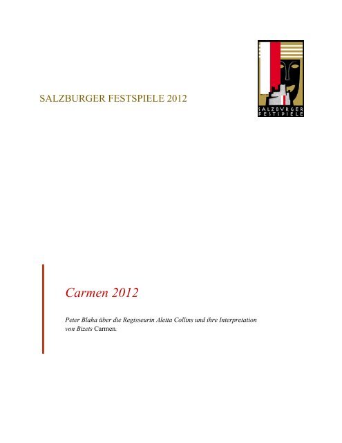 Carmen 2012 - Salzburger Festspiele