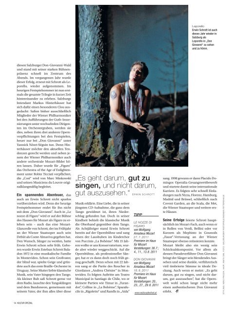 Download: Presse-Beilage Salzburger Festspiele 2011