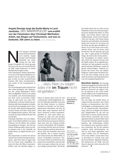 Download: Presse-Beilage Salzburger Festspiele 2011