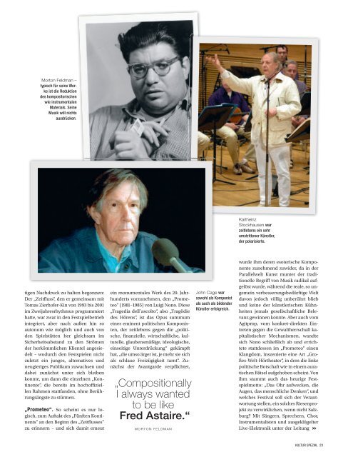 Download: Presse-Beilage Salzburger Festspiele 2011