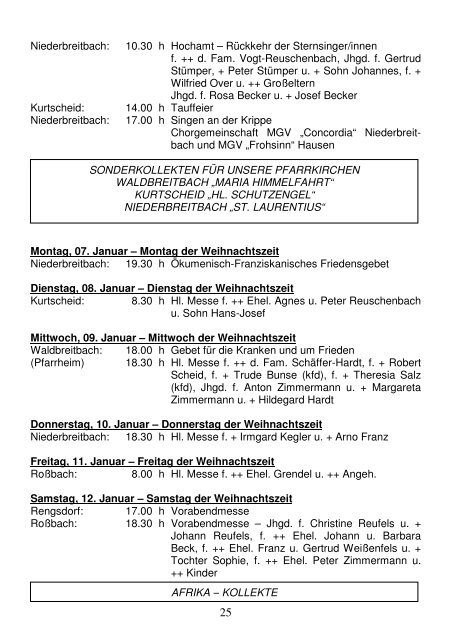 Pfarrbrief Nr. 51 2012 - 02 2013 - Katholische Pfarrgemeinden ...