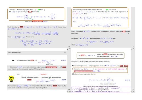 Numerical Methods Contents - SAM