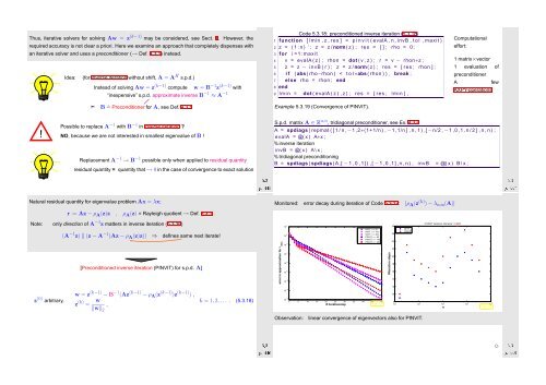 Numerical Methods Contents - SAM