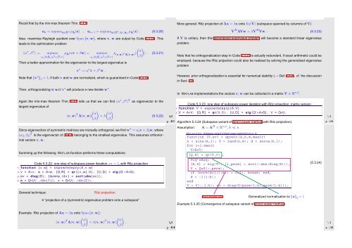 Numerical Methods Contents - SAM