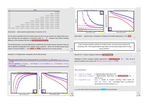 Numerical Methods Contents - SAM