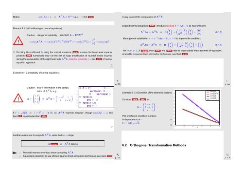 Numerical Methods Contents - SAM