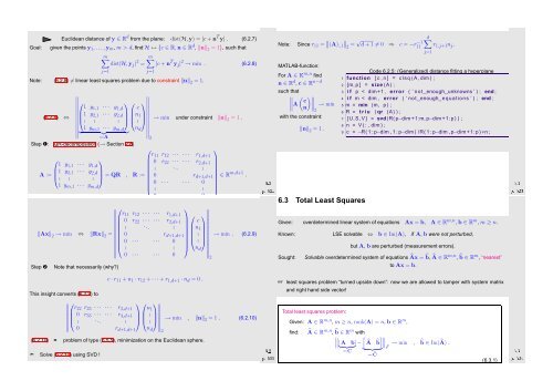 Numerical Methods Contents - SAM