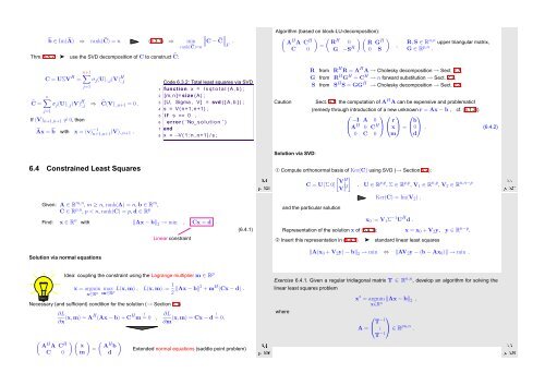 Numerical Methods Contents - SAM