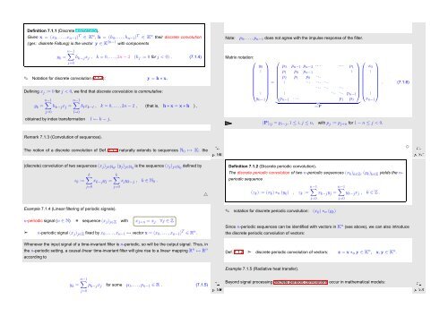 Numerical Methods Contents - SAM