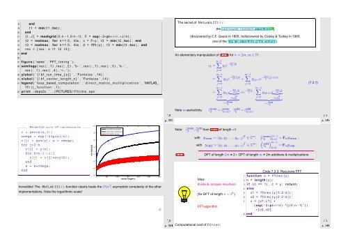 Numerical Methods Contents - SAM