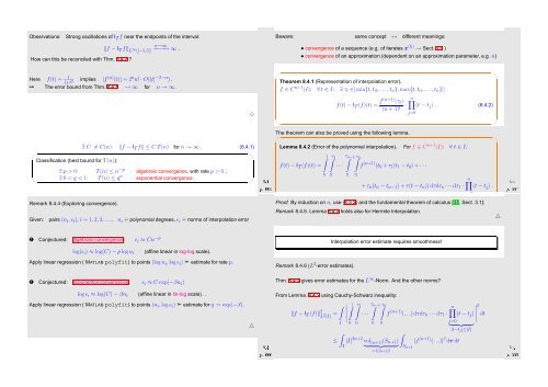 Numerical Methods Contents - SAM