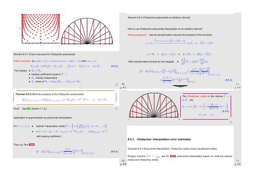 Numerical Methods Contents - SAM