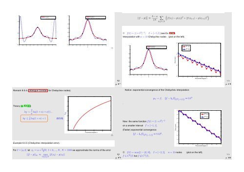 Numerical Methods Contents - SAM