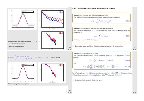 Numerical Methods Contents - SAM