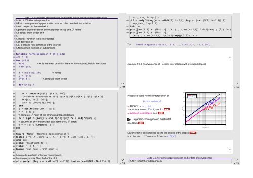 Numerical Methods Contents - SAM