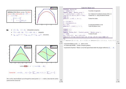 Numerical Methods Contents - SAM