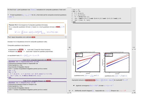 Numerical Methods Contents - SAM