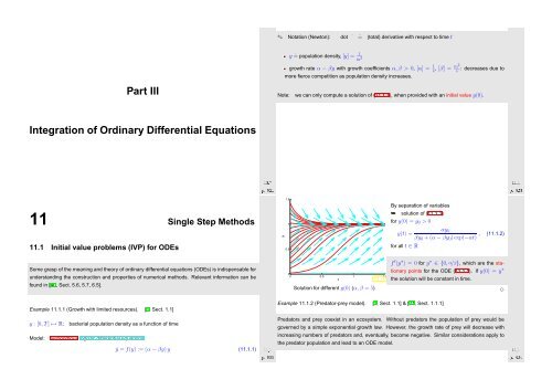 Numerical Methods Contents - SAM