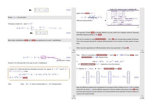 Numerical Methods Contents - SAM