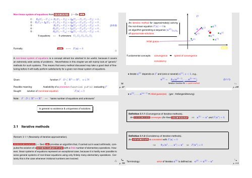 Numerical Methods Contents - SAM