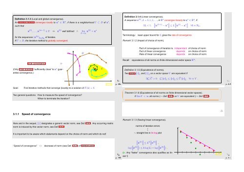 Numerical Methods Contents - SAM