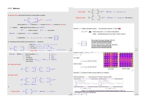 Numerical Methods Contents - SAM