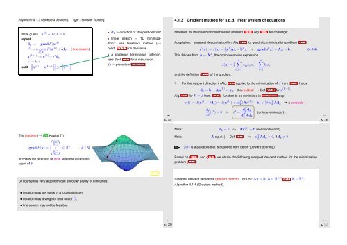 Numerical Methods Contents - SAM