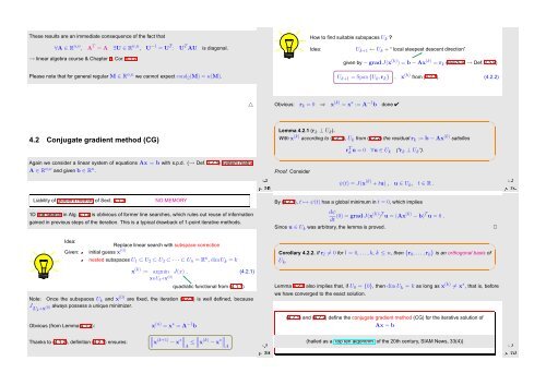 Numerical Methods Contents - SAM