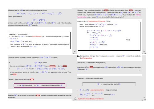 Numerical Methods Contents - SAM