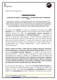 13408803001340879888provvedimento cv.pdf - Caffè Vergnano