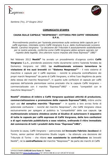 13408803001340879888provvedimento cv.pdf - Caffè Vergnano