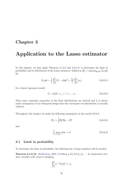 Subsampling estimates of the Lasso distribution.
