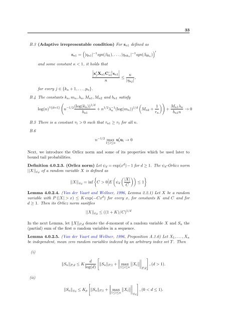 Subsampling estimates of the Lasso distribution.