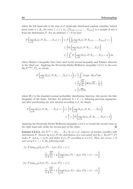 Subsampling estimates of the Lasso distribution.