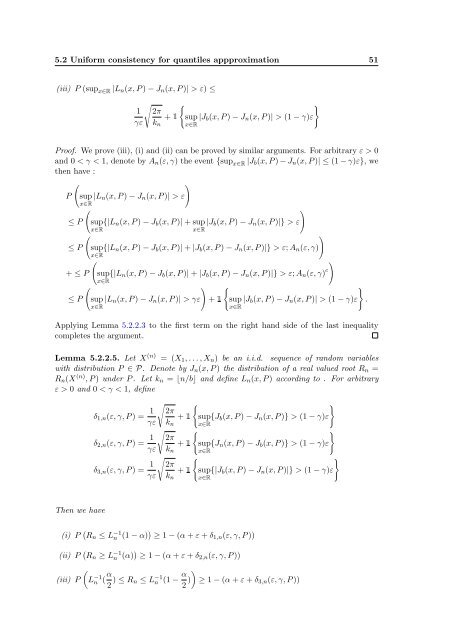 Subsampling estimates of the Lasso distribution.