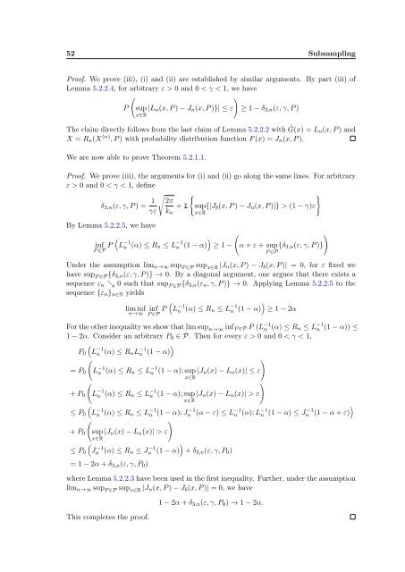 Subsampling estimates of the Lasso distribution.