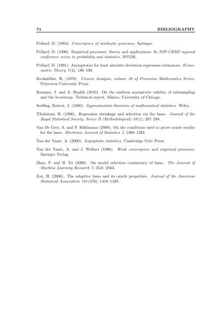 Subsampling estimates of the Lasso distribution.